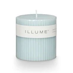 Fresh Sea Salt Small Fragranced Pillar Candle