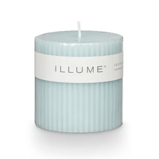 Fresh Sea Salt Small Fragranced Pillar Candle