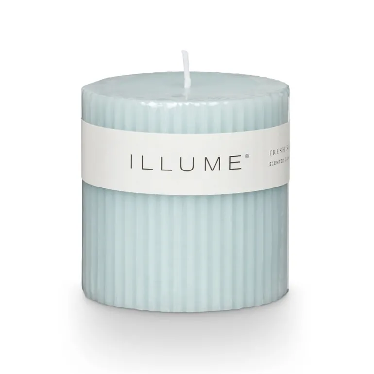 Fresh Sea Salt Small Fragranced Pillar Candle