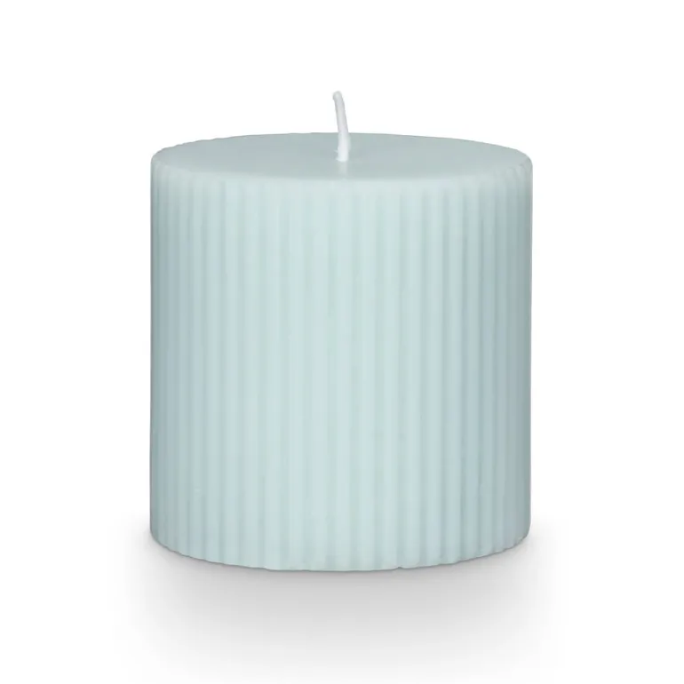 Fresh Sea Salt Small Fragranced Pillar Candle