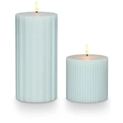 Fresh Sea Salt Small Fragranced Pillar Candle