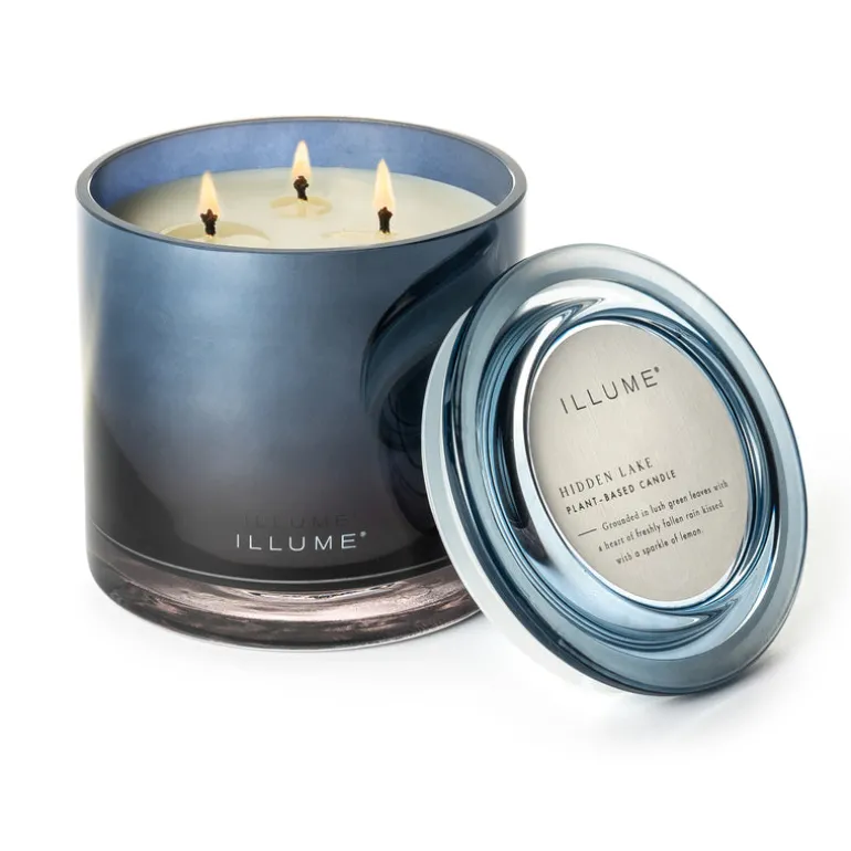 Hidden Lake Statement Glass Candle