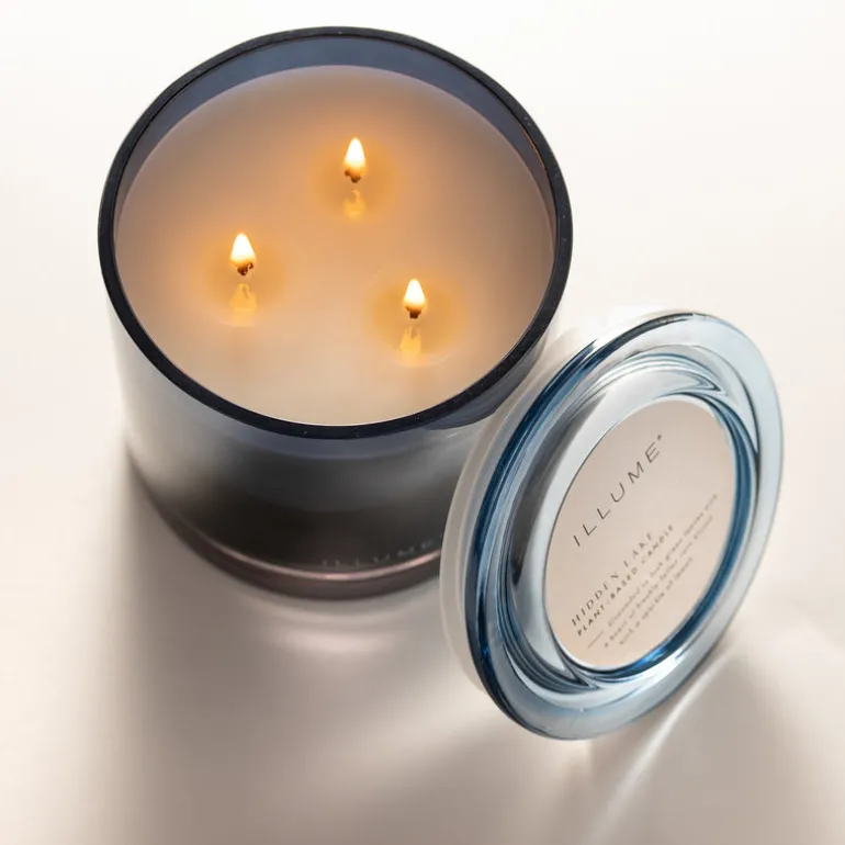Hidden Lake Statement Glass Candle