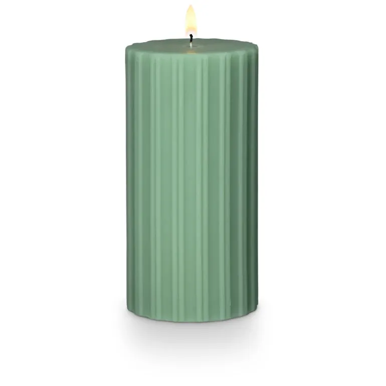 Hinoki Sage Medium Fragranced Pillar Candle