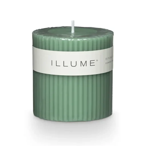 Hinoki Sage Small Fragranced Pillar Candle