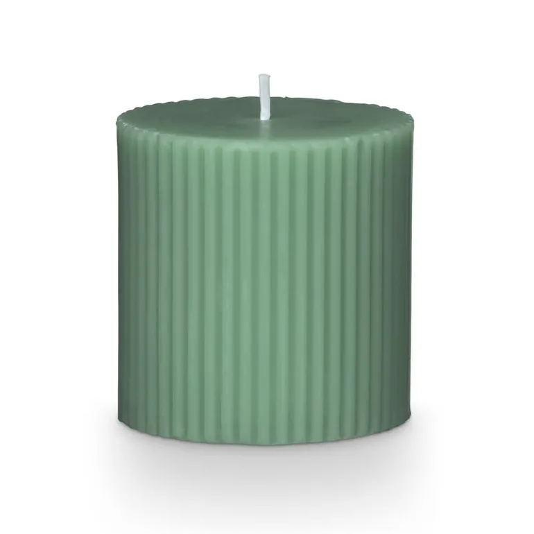 Hinoki Sage Small Fragranced Pillar Candle