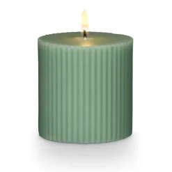 Hinoki Sage Small Fragranced Pillar Candle