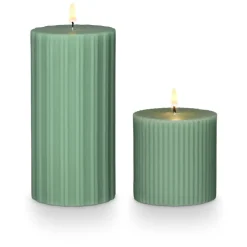 Hinoki Sage Small Fragranced Pillar Candle