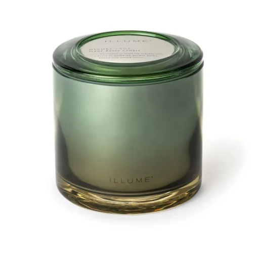 Hinoki Sage Statement Glass Candle