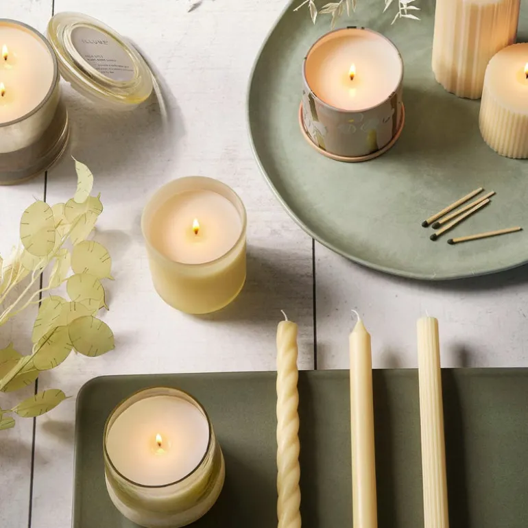 Isla Lily Small Fragranced Pillar Candle