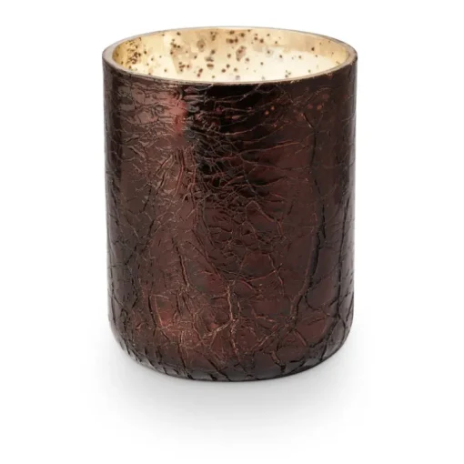 Midnight Pumpkin Small Boxed Crackle Glass Candle