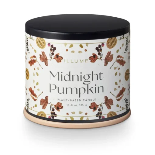 Midnight Pumpkin Vanity Tin Candle