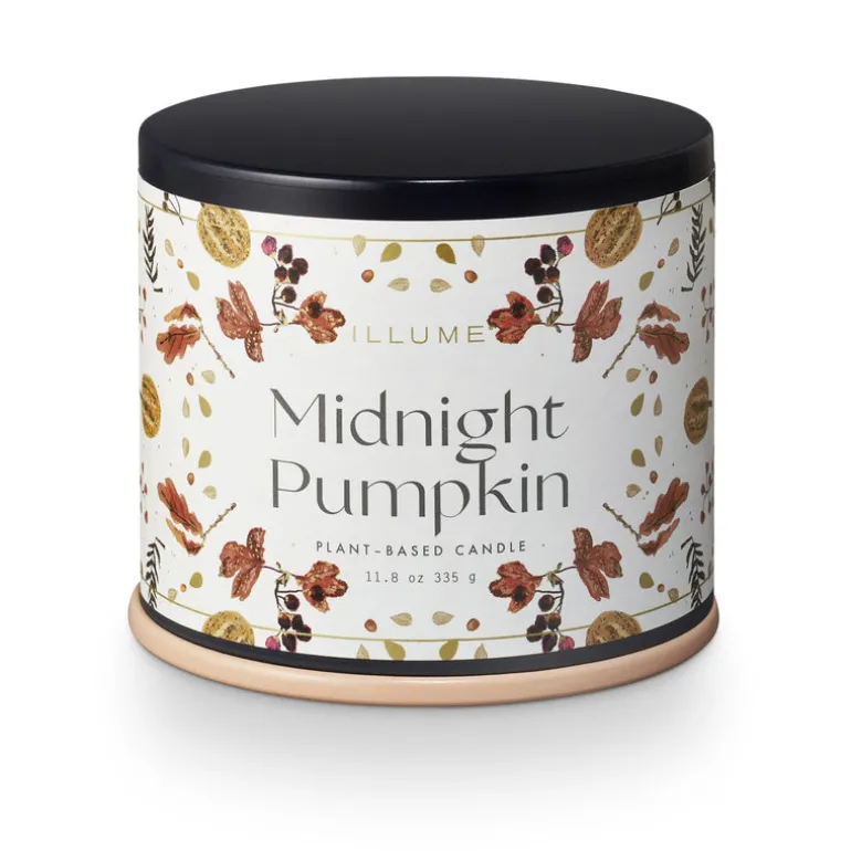 Midnight Pumpkin Vanity Tin Candle