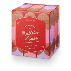 Mistletoe Kisses Boxed Glass Candle