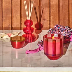 Mistletoe Kisses Boxed Glass Candle