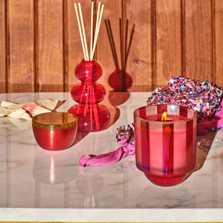 Mistletoe Kisses Boxed Glass Candle