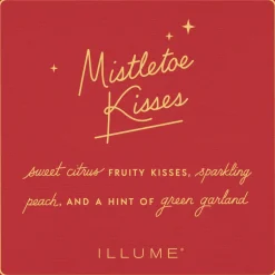 Mistletoe Kisses Boxed Glass Candle