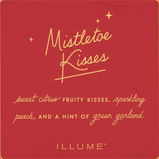 Mistletoe Kisses Boxed Glass Candle