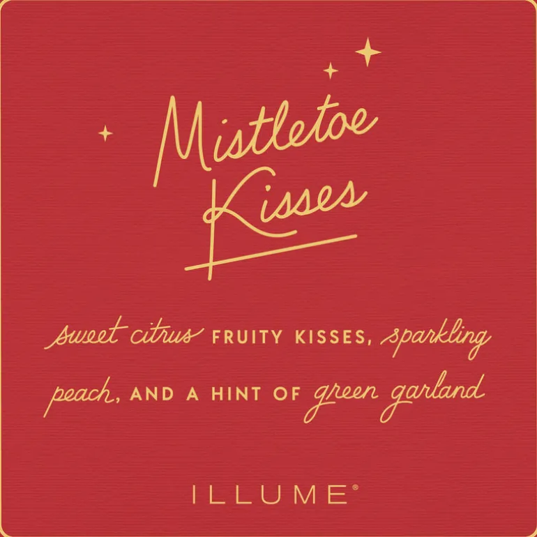 Mistletoe Kisses Boxed Glass Candle