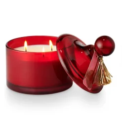 Mistletoe Kisses Lidded Glass Jar