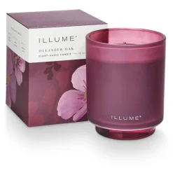 Oleander Oak Refillable Boxed Glass Candle