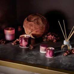 Oleander Oak Refillable Boxed Glass Candle