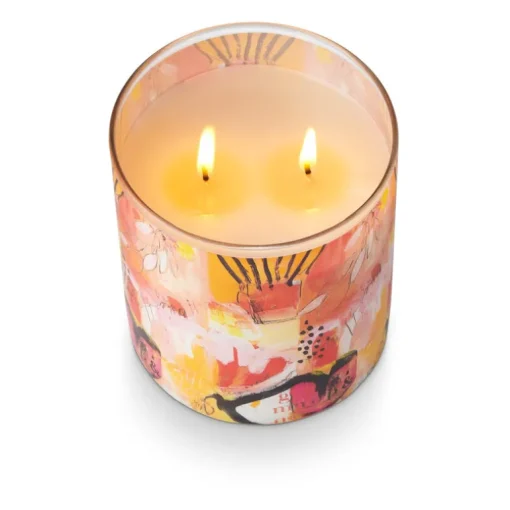 Pineapple Cilantro Artist Glass Candle