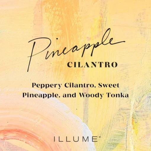 Pineapple Cilantro Artist Glass Candle
