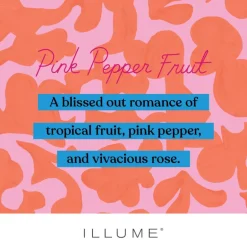 Pink Pepper Fruit Fleur Tin Candle