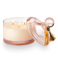 Popcorn Garland Lidded Glass Jar