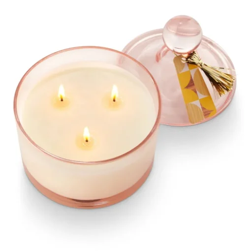 Popcorn Garland Lidded Glass Jar