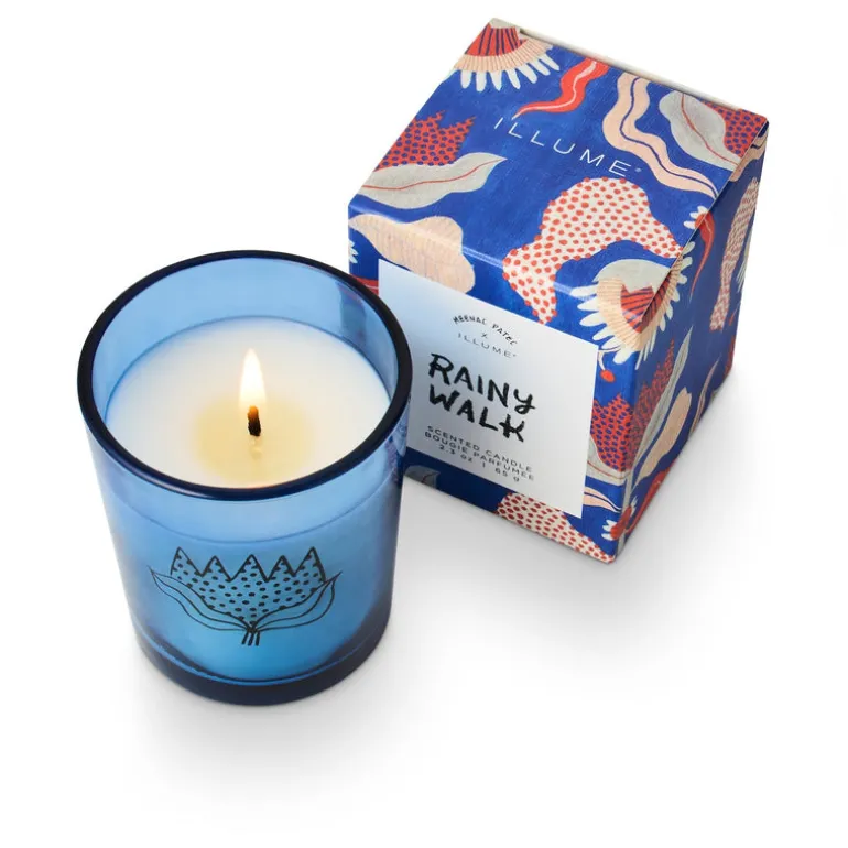 Rainy Walk Artist Boxed Votive Candle