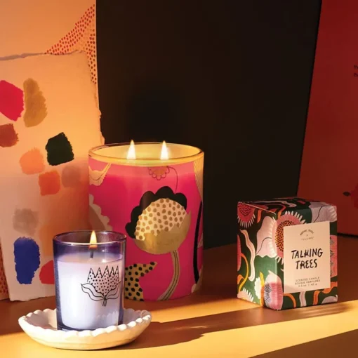 Rainy Walk Artist Boxed Votive Candle