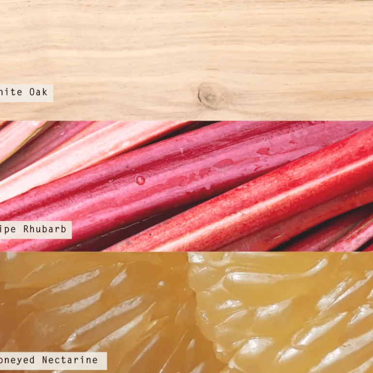 Rhubarb Honey Refillable Boxed Glass Candle