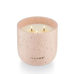 Rosewood Cassis Medium Outdoor Ceramic Patio Candle