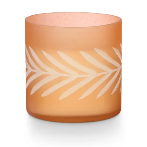 Rustic Pumpkin Gather Glass Candle