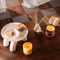 Santal Birch Refillable Boxed Glass Candle