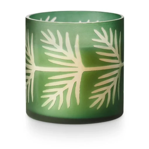 Sugar Pine Pine Glass Candle