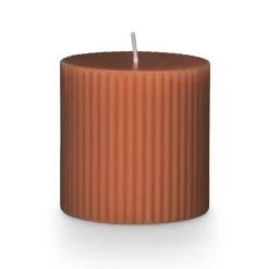 Terra Tabac Small Fragranced Pillar Candle