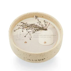 Vetiver Sage Small Outdoor Ceramic Patio Candle