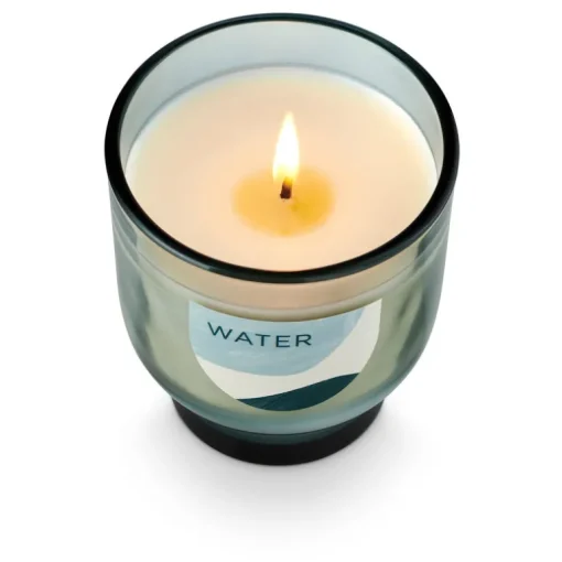 Water Element Glass Candle