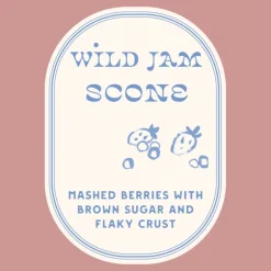 Wild Jam Scone Petite Boxed Ceramic Candle