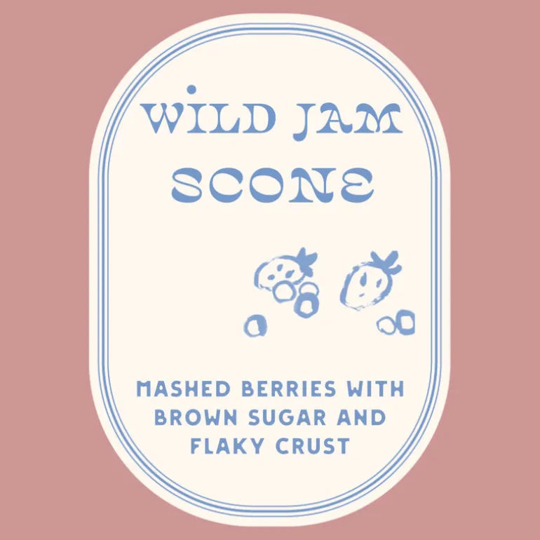 Wild Jam Scone Petite Boxed Ceramic Candle