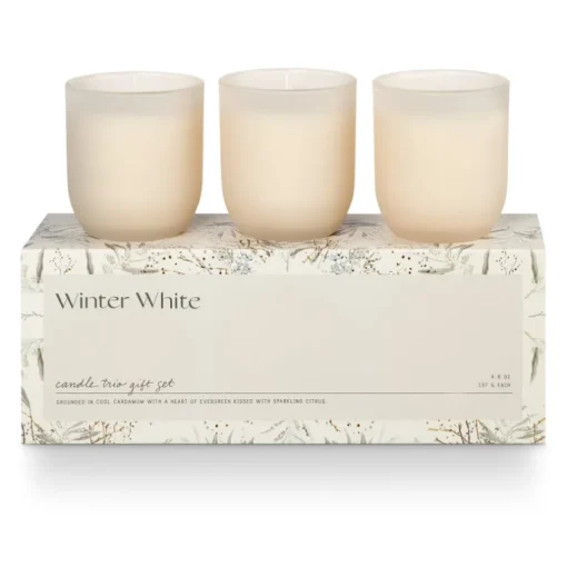 Winter White Candle Trio Gift Set