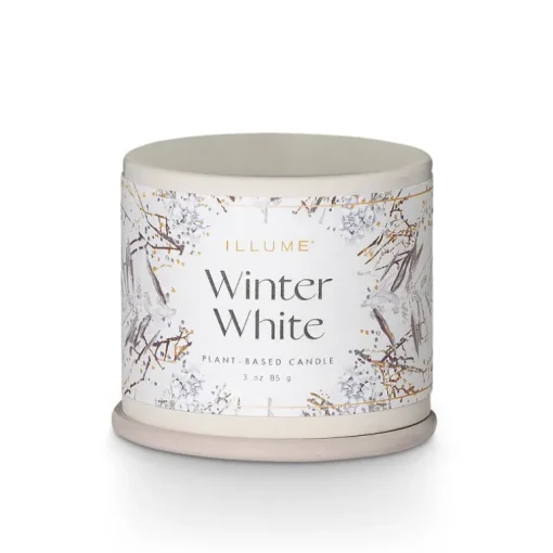 Winter White Demi Vanity Tin Candle