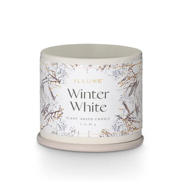 Winter White Demi Vanity Tin Candle