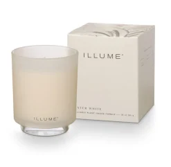 Winter White Refillable Boxed Glass Candle