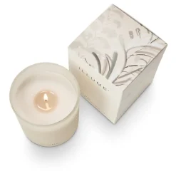 Winter White Refillable Boxed Glass Candle