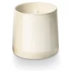Winter White Shine Ceramic Candle