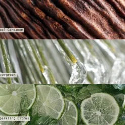 Winter White Small Boxed Crackle Glass Candle